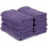 Superior Egyptian Cotton 8-Piece Hand Towel Set Royal Purple