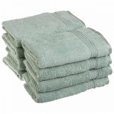 Superior Egyptian Cotton 8-Piece Hand Towel Set Sage