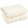 Superior 900GSM Egyptian Cotton 2-Piece Bath Towel Set Cream