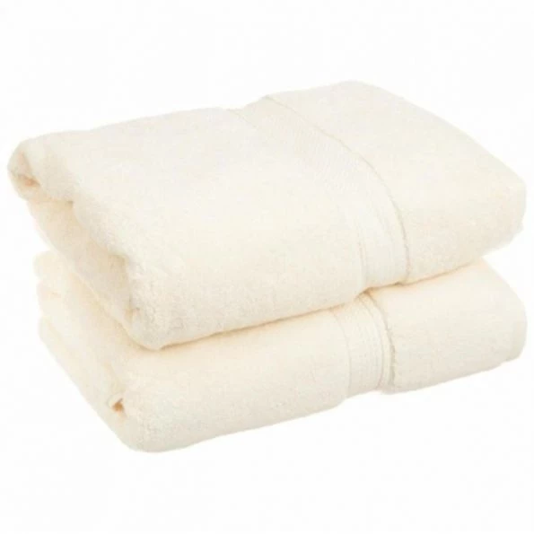 900GSM Egyptian Cotton 2-Piece Bath Towel Set Cream