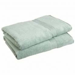 Superior Egyptian Cotton 2-Piece Bath Sheet Set Sage