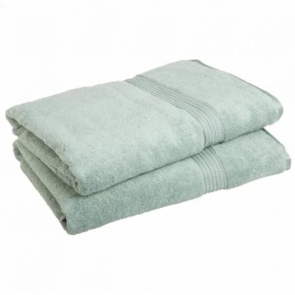 Superior Egyptian Cotton 2-Piece Bath Sheet Set Sage