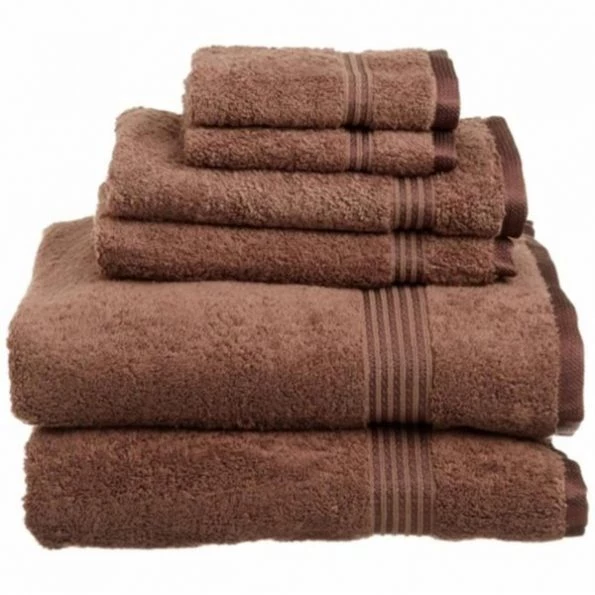 Superior Egyptian Cotton 6-Piece Towel Set Mocha