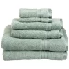 Superior Egyptian Cotton 6-Piece Towel Set Sage