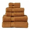 Superior 900GSM Egyptian Cotton 6-Piece Towel Set Rust