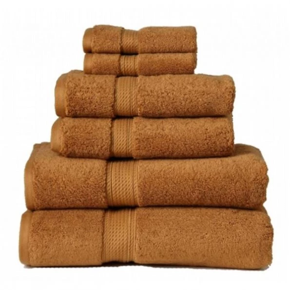 900GSM Egyptian Cotton 6-Piece Towel Set Rust