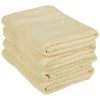 Superior Egyptian Cotton 4-Piece Bath Towel Set Canary