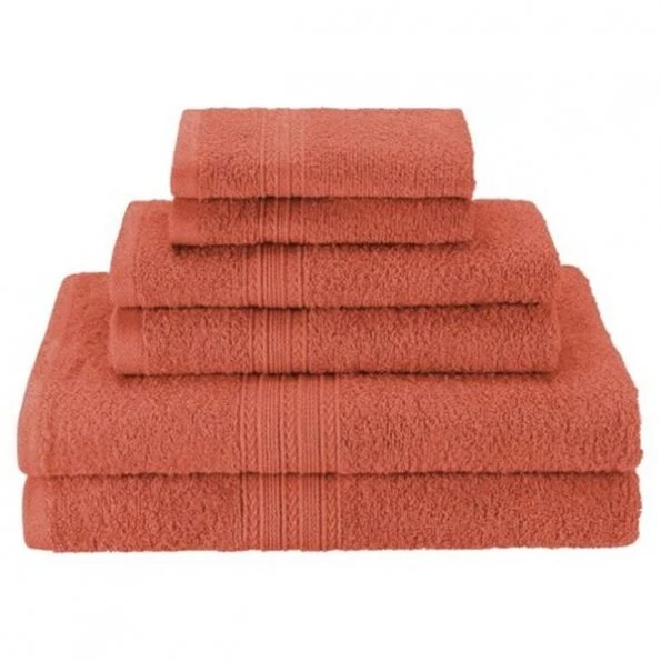 Superior EF-6 PC SET CO Eco-Friendly 100 Percent Ringspun Cotton Towel Set - Coral; 6 Pieces 1 Superior EF-6 PC SET CO Eco-Friendly 100 Percent Ringspun Cotton Towel Set – Coral; 6 Pieces