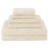 Superior EF-6 PC SET IV Eco-Friendly 100 Percent Ringspun Cotton Towel Set - Ivory; 6 Pieces