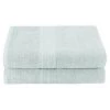 Superior EF-BSHEET AM Eco-Friendly 100 Percent Ringspun Cotton Bath Sheet Towel Set - Aqua Marine; 2 Pieces