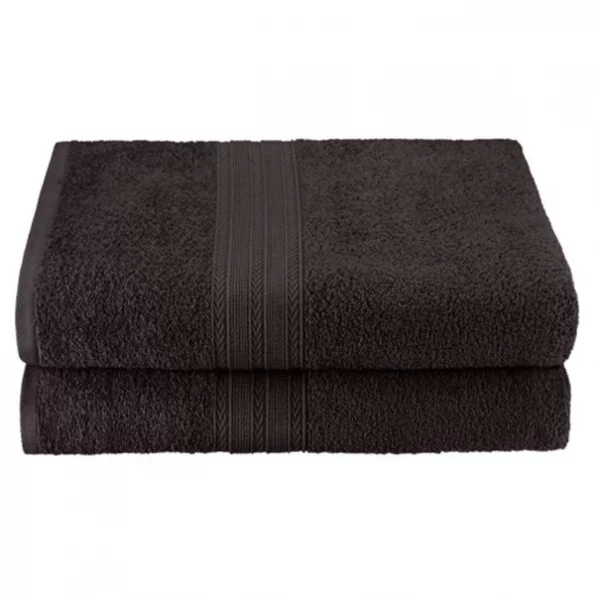 Superior EF-BSHEET BK Eco-Friendly 100 Percent Ringspun Cotton Bath Sheet Towel Set - Black; 2 Pieces 1 Superior EF-BSHEET BK Eco-Friendly 100 Percent Ringspun Cotton Bath Sheet Towel Set – Black; 2 Pieces