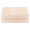 Superior EF-BSHEET IV Eco-Friendly 100 Percent Ringspun Cotton Bath Sheet Towel Set - Ivory; 2 Pieces