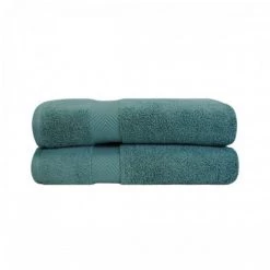 Superior ZT BTOWEL JD Zero Twist Cotton Bath Towel Set – Jade; 2 Pieces