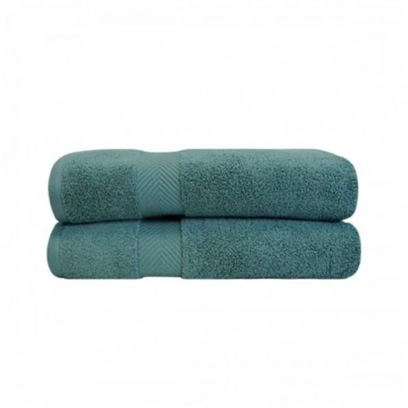 Superior ZT BTOWEL JD Zero Twist Cotton Bath Towel Set – Jade; 2 Pieces