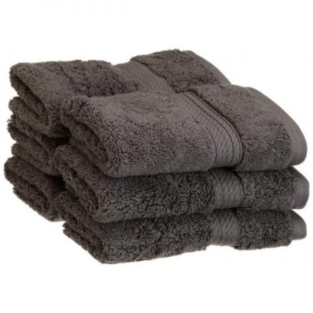 Superior 900GSM Egyptian Cotton 6-Piece Face Towel Set Charcoal