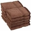 Superior Egyptian Cotton 10-Piece Face Towel Set Mocha