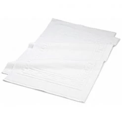 900GSM 2-Piece Bath Mat Set White