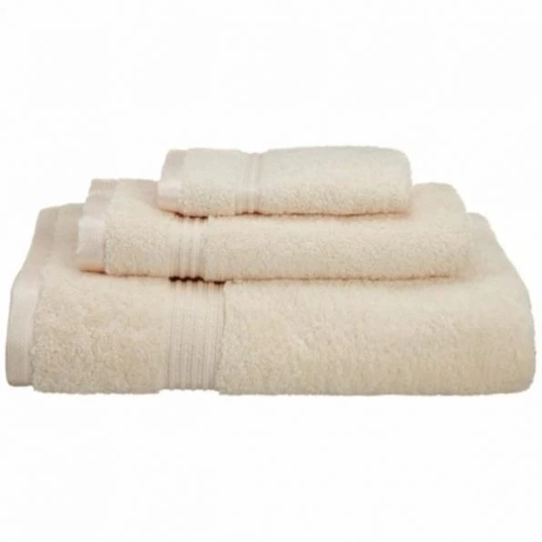 Superior Egyptian Cotton 3-Piece Towel Set Ivory
