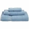 Superior Egyptian Cotton 3-Piece Towel Set Light Blue