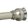 Zenith Products Satin Nickel Finial Shower Rod 663NS