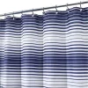 Gsi Homestyles Navy & White Enzo Shower Curtain