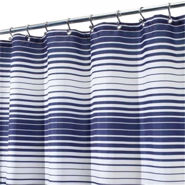 Navy & White Enzo Shower Curtain