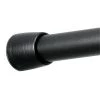 Interdesign J & M Home Fashions 78674 Cameo Shower Curtain Tension Rod; Black - 50 x 87 in.