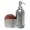 Gsi Homestyles Stainless Steel Soap Pump & Sponge Caddy