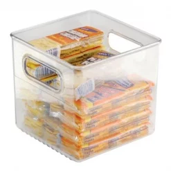 InterDesign 71530 Clear Linus Storage Bin; 6 x 6 x 6 in.