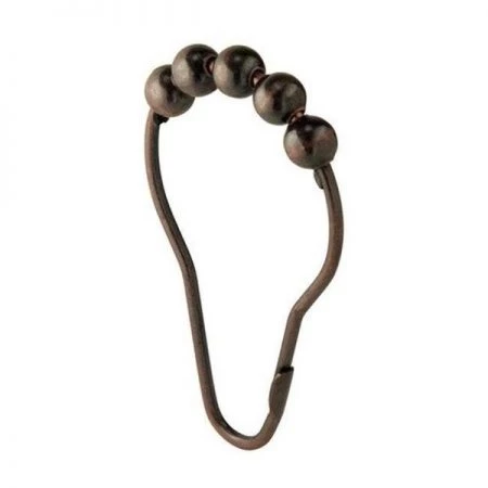 InterDesign 76671 Shower Curtain Roller; Bronze