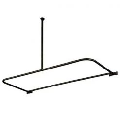 D-Shape Shower Rod – Oil Rubbed Bronze
