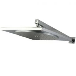 Kingston Brass KX8221CK Kingston Brass Claremont 12 in. Rainfall Square Showerhead with 16 in. Shower Arm; Polished Chrome