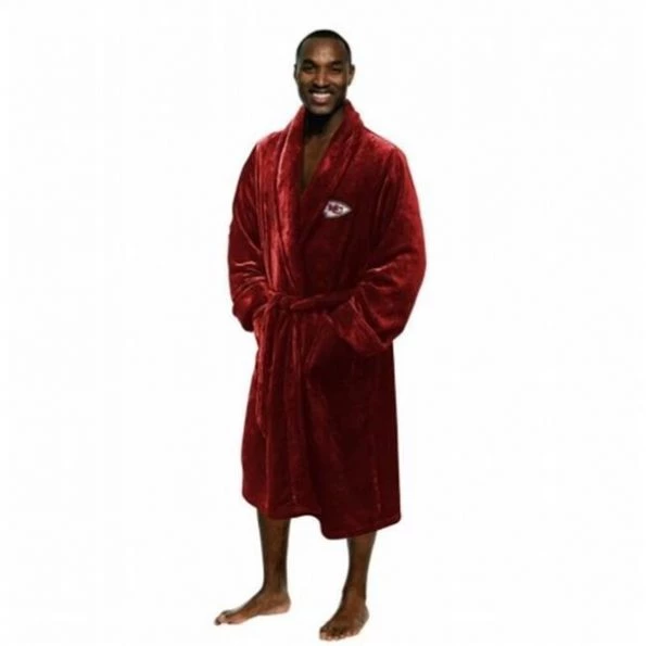 Northwest 1NFL-34900-0007-RET NFL Chiefs Man Bath Robe; Large & Extra Large 1 Northwest 1NFL-34900-0007-RET NFL Chiefs Man Bath Robe; Large & Extra Large