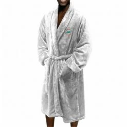 Northwest 1NFL-34900-0010-RET NFL Dolphins Man Bath Robe; Large & Extra Large
