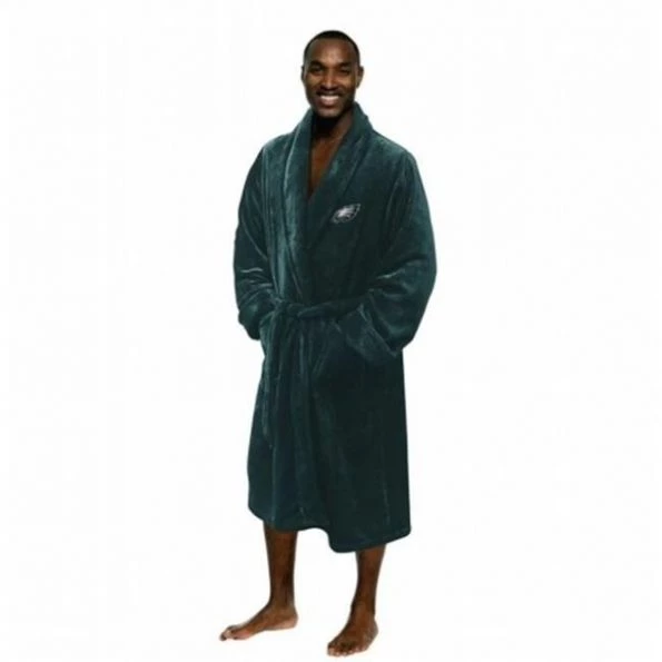 Northwest 1NFL-34900-0011-RET NFL Eagles Man Bath Robe; Large & Extra Large