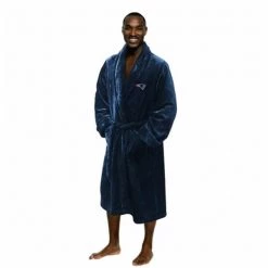 Northwest 1NFL-34900-0076-RET NFL Patriots Man Bath Robe; Large & Extra Large
