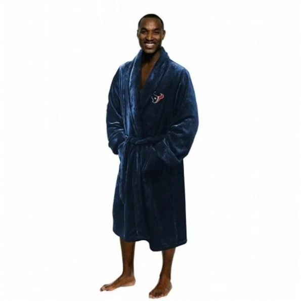 Northwest 1NFL-34900-0119-RET NFL Texans Man Bath Robe; Large & Extra Large 1 Northwest 1NFL-34900-0119-RET NFL Texans Man Bath Robe; Large & Extra Large