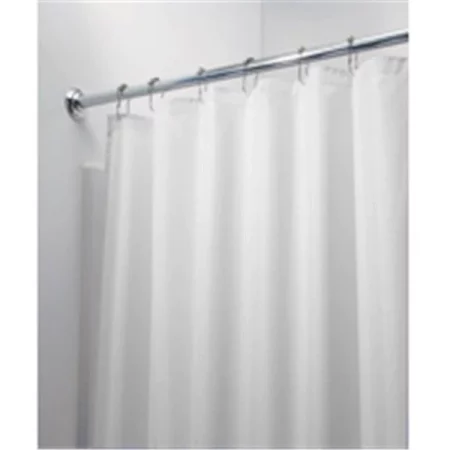 Interdesign Inter-Design 14652 White Poly Shower Clear