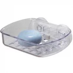 Soap Dish Suction Clear 19600