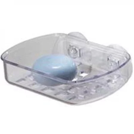 Interdesign Inter-Design Soap Dish Suction Clear 19600