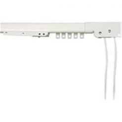 Kenney Manufacturing KN34-1 66 – 120 in. Rod Traverse CEnter Close; White