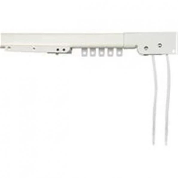 Kenney Manufacturing KN34-1 66 – 120 in. Rod Traverse CEnter Close; White