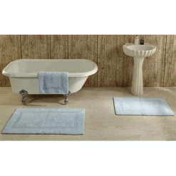 Better Trends BALU2440BL Lux Bathrug; Blue – 24 x 40 in.