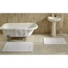 Better Trends BAHO2440WHIV Hotel Collection Bathrug; White & Ivory - 24 x 40 in