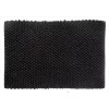 Better Trends BACR2436BL Chenille Rocks Bathrug; Black - 24 x 36 in.