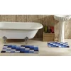 Better Trends 2PC2440BL Tiles Bathrug; Blue - 24 x 40 in. 2 Pieces