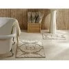 Better Trends 2PC2440SDNA Medallion Bathrug; Beige & Natural - 24 x 40 in. 2 Pieces