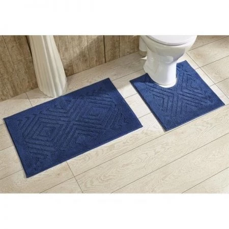 Better Trends 2PC2030BL Trier Bathrug; Blue - 20 x 30 in. 2 Pieces