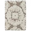 Better Trends BAMEDMP2436GR 24 x 36 in. Medallion Micro - Polyester Tufted Bathmat - Grey