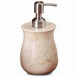 International Champagne Marble Boulder Liquid Soap Dispenser